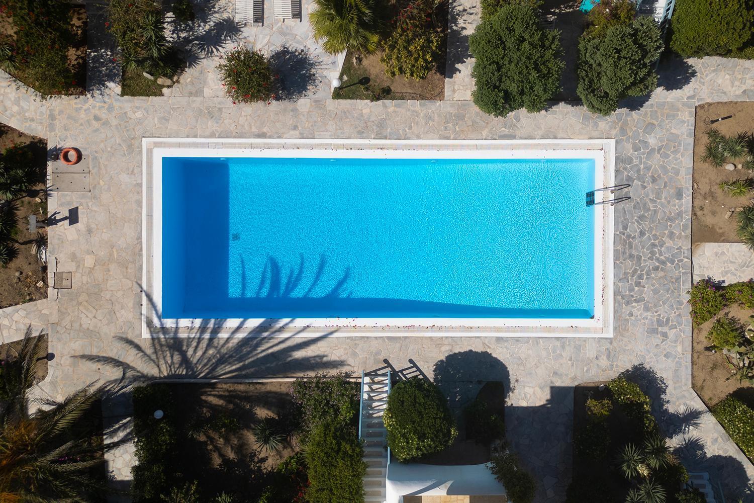Mykonian Style W Shared Pool Houses & Nighttime Security Guard Ornos  Ngoại thất bức ảnh