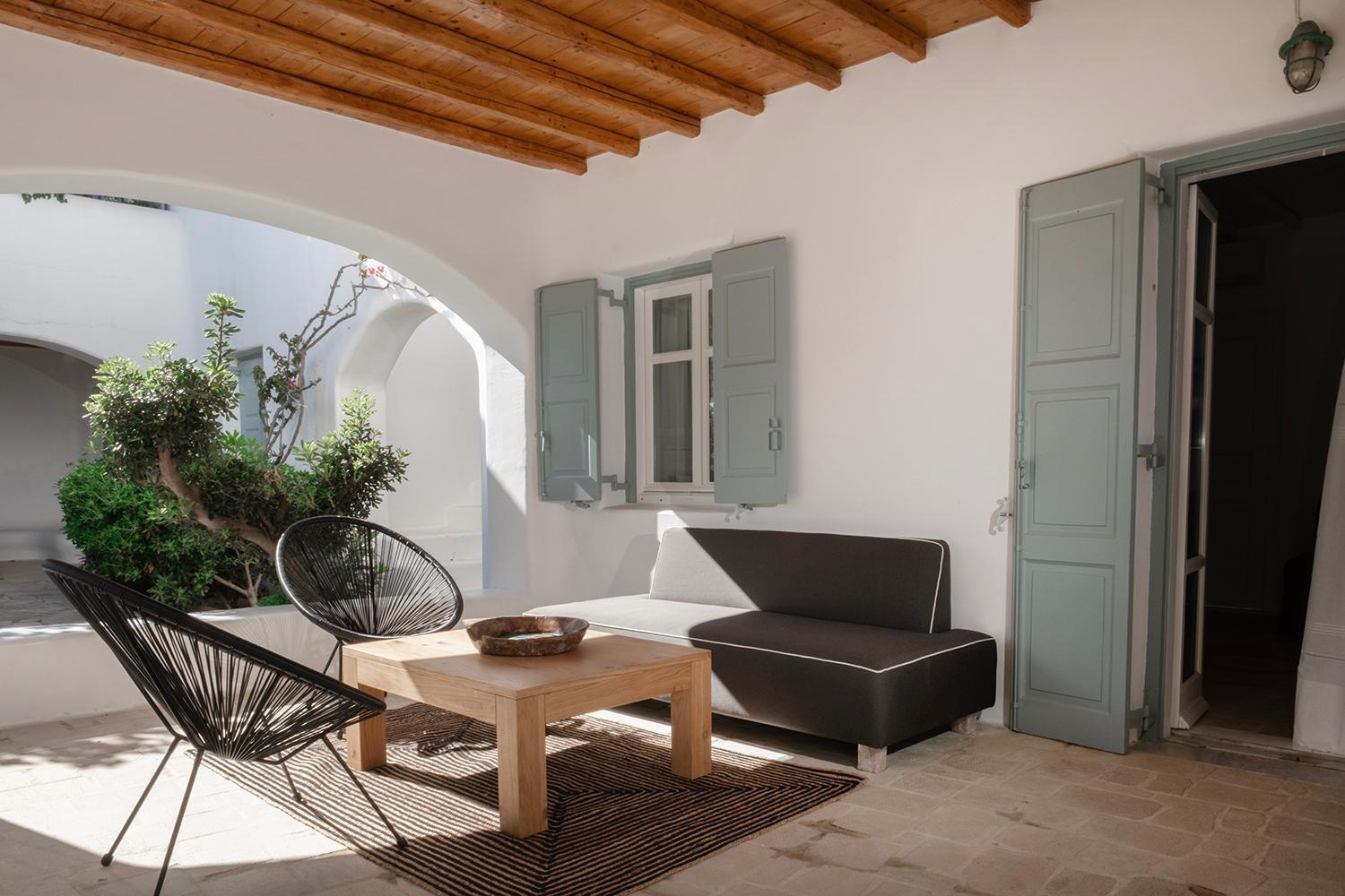 Mykonian Style W Shared Pool Houses & Nighttime Security Guard Ornos  Ngoại thất bức ảnh