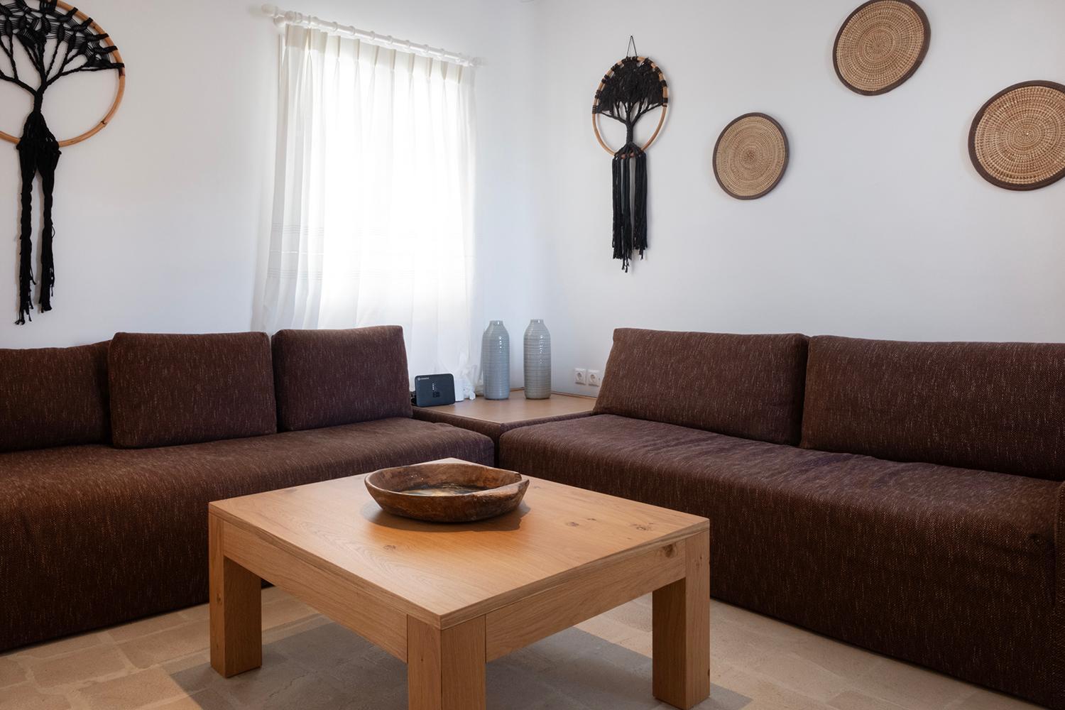 Mykonian Style W Shared Pool Houses & Nighttime Security Guard Ornos  Ngoại thất bức ảnh