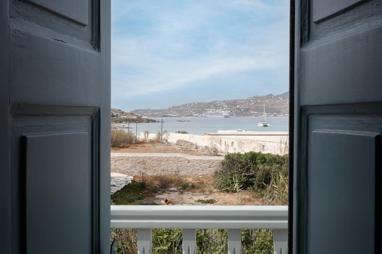 Mykonian Style W Shared Pool Houses & Nighttime Security Guard Ornos  Ngoại thất bức ảnh